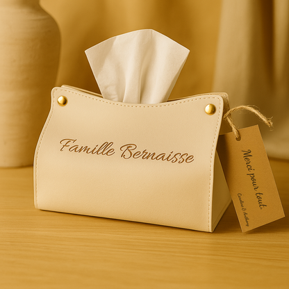 Boîte à mouchoirs décorative personnalisée