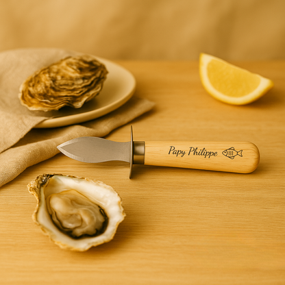 Couteau à huîtres personnalisé
