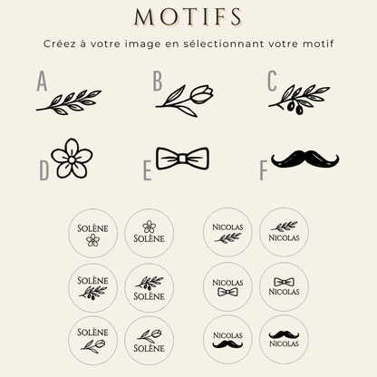 Décapsuleur magnétique personnalisé mixte – Cadeau invité & marque-place