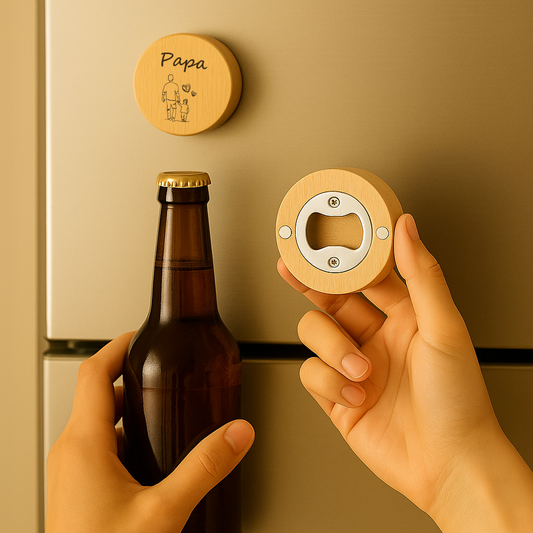 Décapsuleur magnétique personnalisé