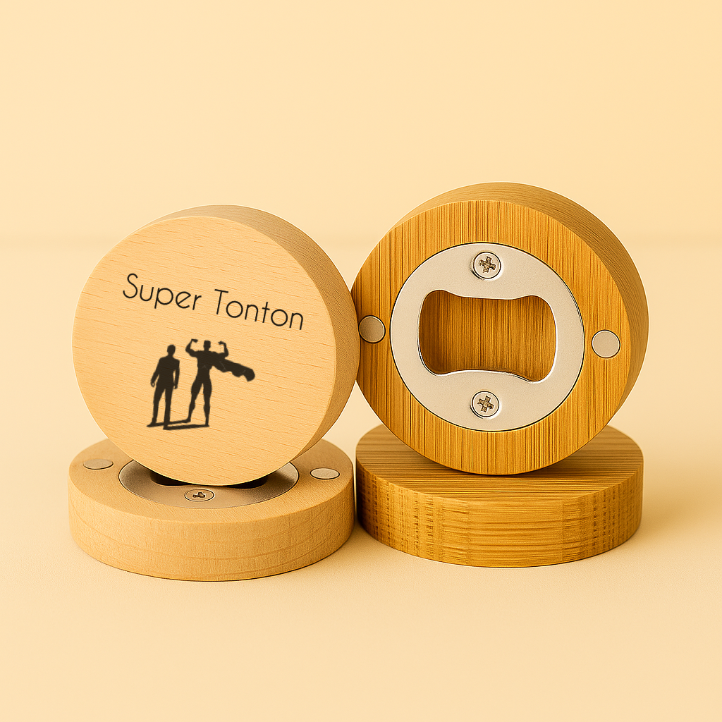 Décapsuleur magnétique personnalisé