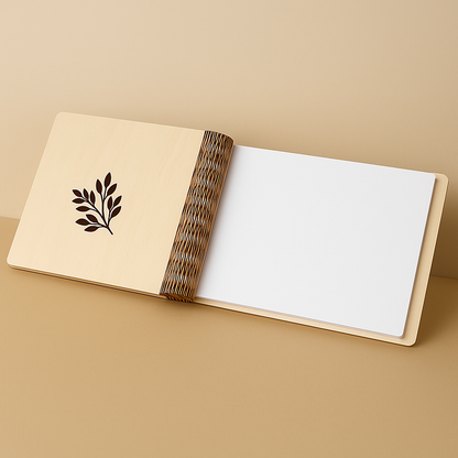 Livre d’or en bois personnalisé – (Mariage, Baptême, Anniversaire)