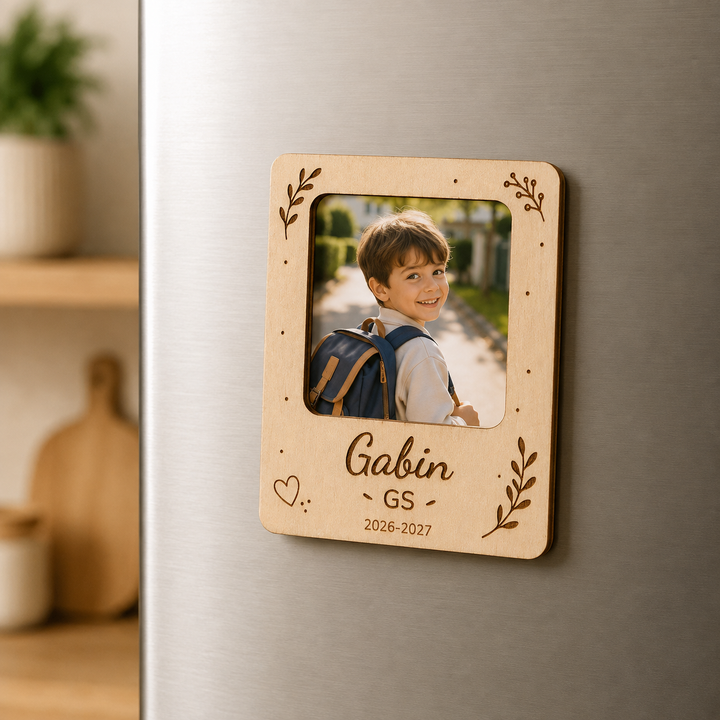 Magnet photo personnalisé – Souvenir d’année scolaire