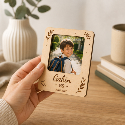 Magnet photo personnalisé – Souvenir d’année scolaire