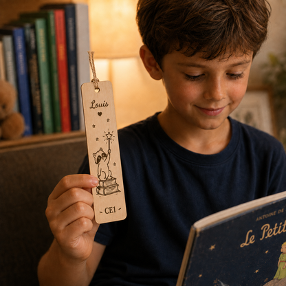 Marque-page scolaire personnalisé – De la PS au CM2