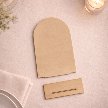 Menu de table - Autoportant & personnalisé