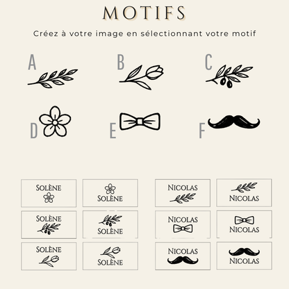 Porte-clé personnalisé mixte – Cadeau invité & marque-place