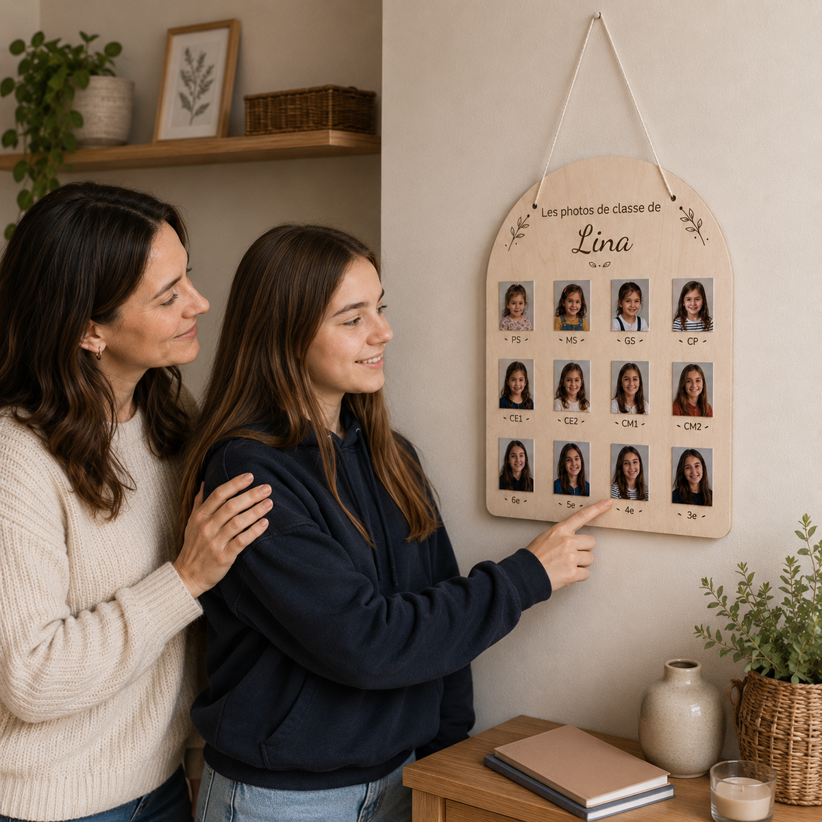 Tableau photos de classe personnalisé – De la PS à la 3e