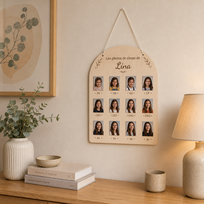 Tableau photos de classe personnalisé – De la PS à la 3e