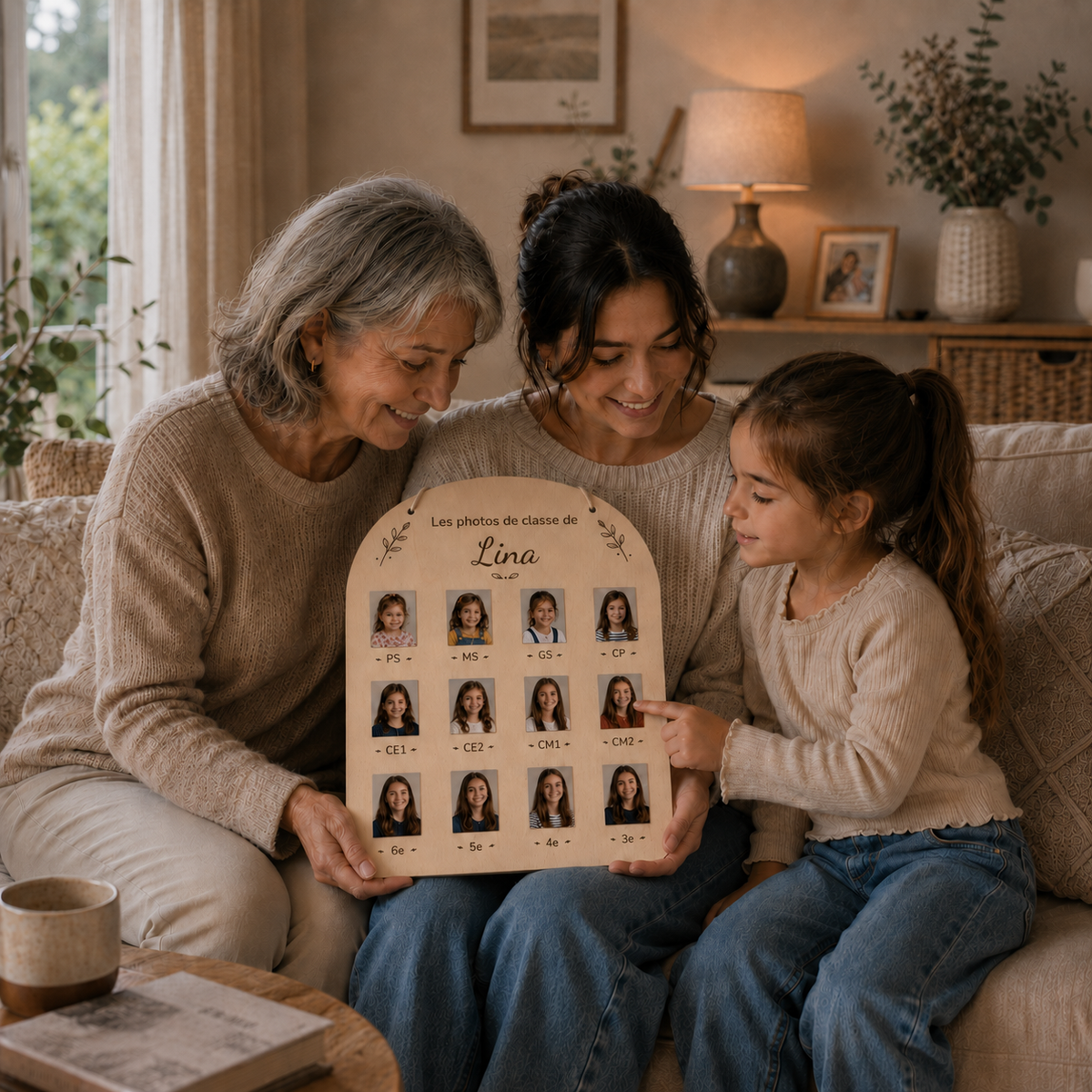 Tableau photos de classe personnalisé – De la PS à la 3e